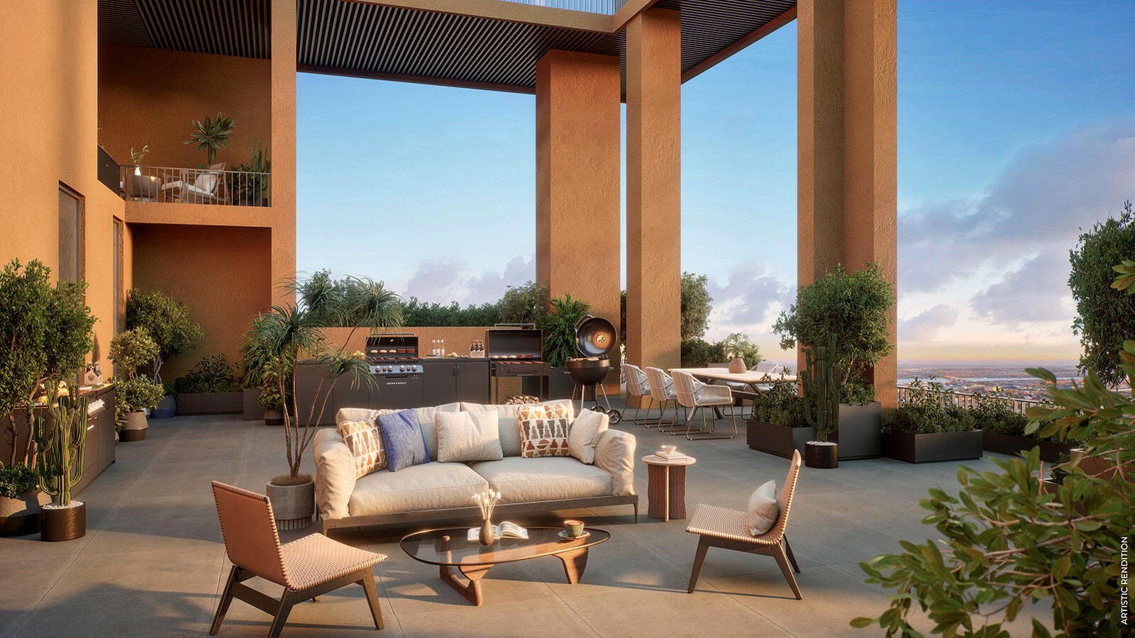 The Terraces at Estate 361 landscape visual